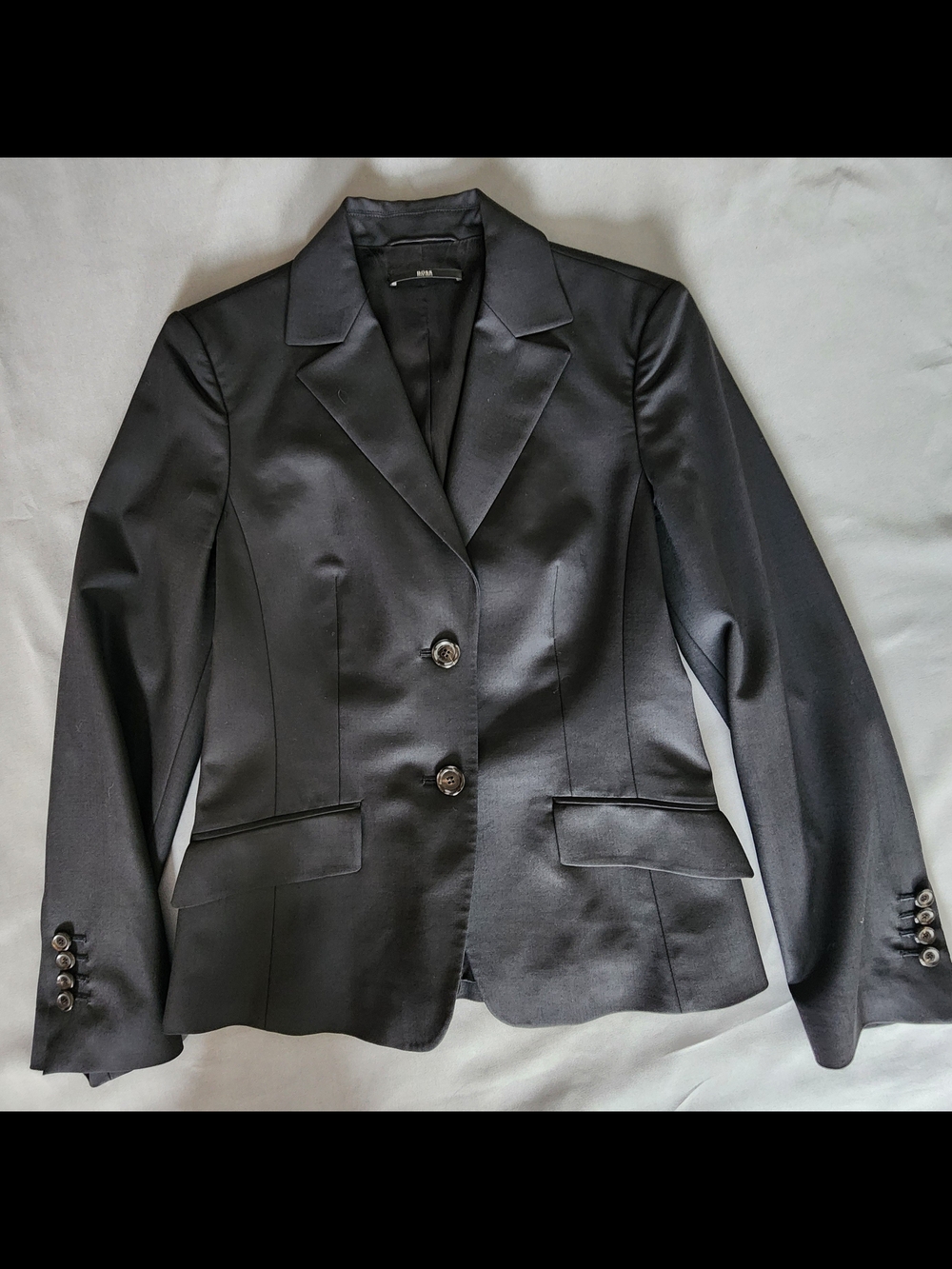 BOSS Hugo Boss Black Tailored Virgin Wool Stretch Blazer Jacket